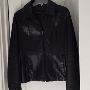 Kenneth Cole Reaction Leather Jacket, size M